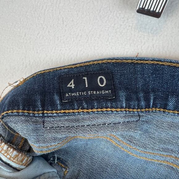 Lucky Brand Jeans Mens 40x29 Blue 410 Athletic Straight Comfort Stretch Denim - Picture 3 of 12